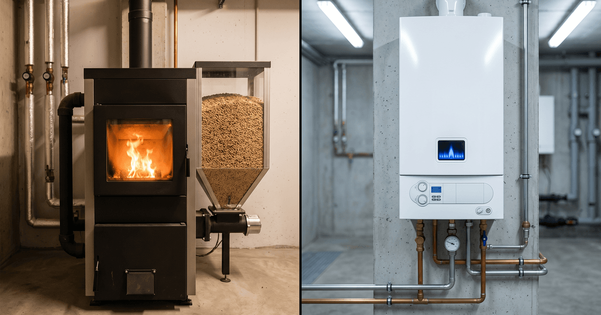 Pellet vs gaz — co tańsze ogrzewanie w 2026