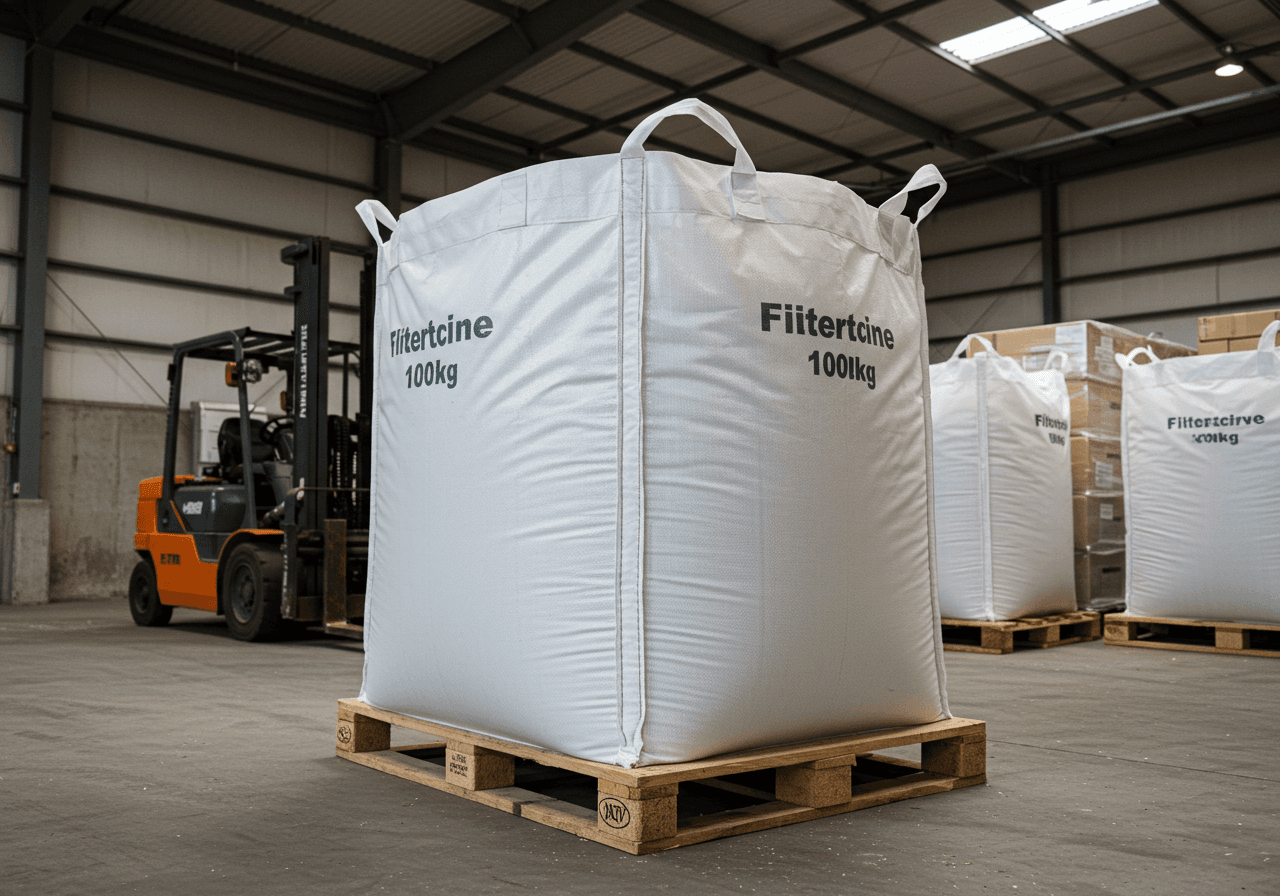 Trociny iglaste big bag 1000kg — gotowe do produkcji — Trociny